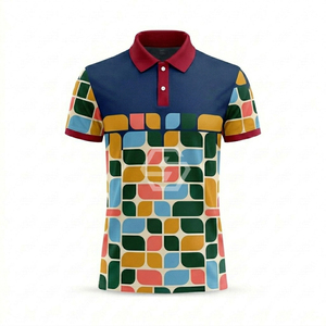 New Arrival Premium Men's 100% Polyester Polo <b>Shirt</b> Short Sleeve Turn-Down <b>Collar</b> <b>T</b>-<b>Shirt</b> with Embroidery Logo - Product Image 4