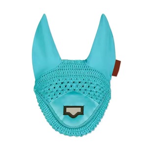 Breathable Horse Fly Veil Ear Bonnet Crochet Horse Riding Ear Net Soundproof Horse Bonnet <b>Equestrianism</b> Accessory - Product Image 5