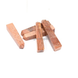 Tour de jaspe rouge poli en cristal naturel pierre de guérison baguette de jaspe rouge pointe de jaspe rouge pour le sacrifice tour de cristal - Product Image 2