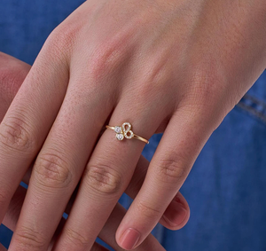แหวนแต่งงานหรูหราประดับเพชรทรงกลมเจียระไนแบบบริลเลียนท์เคลือบทอง 14K แท้ พร้อมใบรับรอง IGI เหมาะสำหรับโอกาสครบรอบแต่งงาน เครื่องประดับชั้นดี - Product Image 5