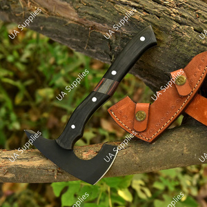 Handmade Full Tang Bearded <b>Axe</b> Hatchet Industrial DIY Outdoor Camping Hunting EDC Durable Hot Selling Ergonomic <b>Handle</b> 58 HRC - Product Image 4