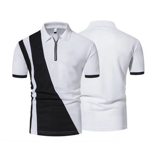 Camiseta de Verano con Nuevo Diseño y Logotipo Personalizado para Hombre, Camiseta de Manga Corta Informal con Cuello de Solapa, Camisas Polo de Golf de Negocios, Tela Piqué con Logotipo Personalizado - Product Image 4
