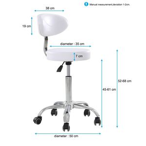 Sgabello Spa salone di bellezza e tatuatore sedia da barbiere categoria di prodotto - Product Image 4