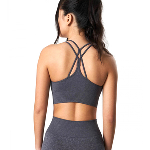 Ensemble de yoga pour femmes, leggings sans coutures premium, soutien-gorge de sport respirant et flexible, vêtements de sport pour la gym et le fitness - Product Image 4