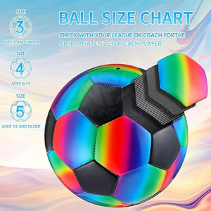Ballon de football professionnel prêt pour le match, finition premium, surface douce au toucher pour l'entraînement quotidien - Product Image 5