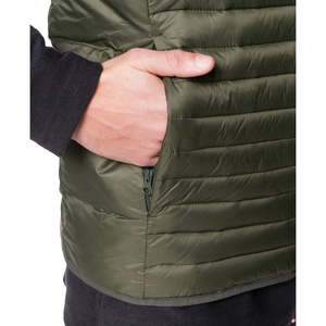Customized Winter Puffer Jacket Half Sleeves Hooded Light <b>Weight</b> Fashion Wholesale Custom OEM Printed Puffer Jacket for Men - Product Image 2