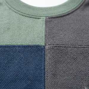 Mens Color Block T <b>Shirt</b> Premium Cotton Crew Neck Casual Short Sleeve <b>Patchwork</b> Tee Stylish Modern Contrast Panel Streetwear - Product Image 6