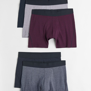 Calzoncillos Boxer de Algodón para Hombre, Último Modelo 2022, Personalizados, de Alta Calidad, Antibacterianos, Colores, Tallas y Estilos Personalizables, Logotipo en la Cintura, OEM - Product Image 3
