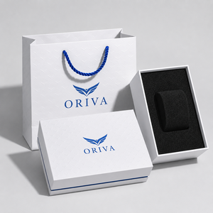 Caja de Embalaje Personalizada para Relojes Inteligentes de Lujo, Caja de Regalo de Cartón Rígido con Inserto de Esponja y Bolsa de Transporte - Product Image 1