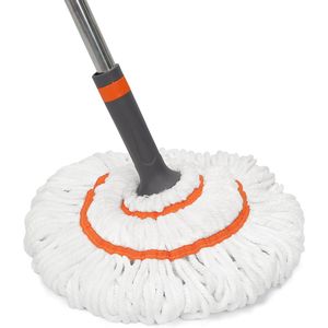 Mop in Microfibra con Manico Lungo da 55 Pollici, Auto-Svuotante, Facile da Spremere, per Pulizia Pavimenti in Legno Duro, Uso Intensivo - Product Image 1