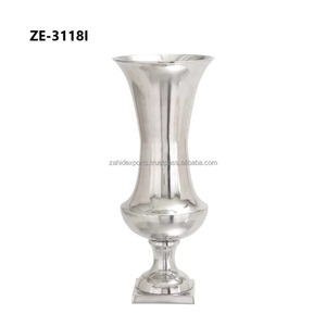 2026 Trending Coastal Tall Decorative Iron Tabletop Flower <b>Vase</b> Luxury Living Room Interior Projects Handmade Zahid Exports - Product Image 3