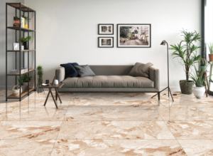 กระเบื้องพอร์ซเลนเคลือบเงา ดีไซน์เนอร์ ขนาดใหญ่ 800x1600 1200x1800 750x1500 มม. สำหรับตกแต่งผนัง พื้น และระดับความสูงภายในอาคารสมัยใหม่ - Product Image 2