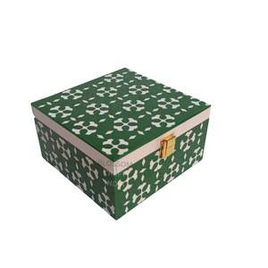 Boîte en nacre incrustée de os, artisanale de qualité supérieure, organisateur de bijoux multifonctionnel, coffret cadeau décoratif, accent décoratif pour la maison - Product Image 5