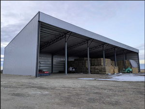Structure en acier à faible coût hangar agriculture <span class=keywords><strong>grange</strong></span> hangar à foin entrepôt de stockage abri de machines agricoles - Product Image 2