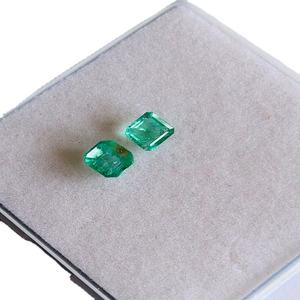 พลอยมรกตธรรมชาติเกรด AAA AAA คุณภาพระดับ AAA ความแวววาวสีเขียวละเอียดขนาด6.00*5.50มม. 2.08 CTS เครื่องประดับทำผ่านการรับรองจาก IGI narnoli - Product Image 1