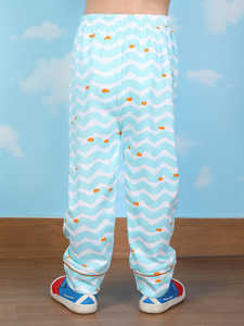 Conjunto de Pijama de Algodón para Niños, Camisa de Manga Larga con Estampado de Nubes Azules y Pantalones de Pijama, Ropa de Dormir Suave y Transpirable para Niños - Product Image 5