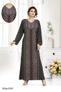 Kaftán de Tela Alpina con Bordado, Jalabiya al por Mayor - Product Image 2
