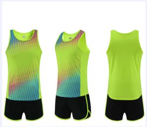 Conjunto de Uniforme de Atletismo sin Mangas de Color Único y Atractivo con Sublimación - Product Image 2