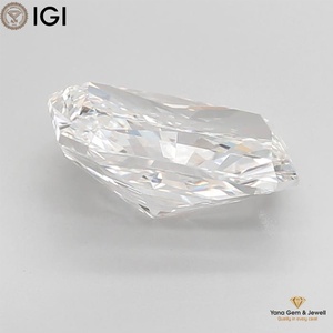 Diamante cultivado en laboratorio CVD con forma radiante, color E, claridad VVS1, certificado IGI, 3.50 quilates, para centro de anillo llamativo. - Product Image 4