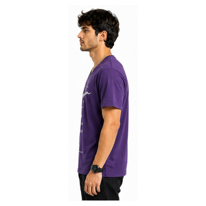 Camiseta Gráfica Vintage para Hombre, Oversize de Algodón, Estilo Urbano, Estampada, Hombros Caídos, Hip Hop, Casual, Moda Urbana - Product Image 6