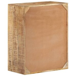 Mobiletto con cassetti in legno massello di mango naturale di medie dimensioni per soggiorno - Product Image 4