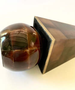 Cuerno teselado obelisco cuerno decorativo y torre antigua de latón para uso en el hogar y la Oficina Decoración cuerno artesanías hechas en la India - Product Image 6