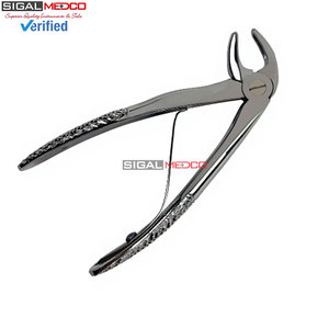 คีมถอนฟันสแตนเลสเกรดเยอรมันคุณภาพพรีเมียม สำหรับถอนรากฟันด้านล่าง เครื่องมือผ่าตัดถอนฟัน ด้ามจับออกแบบตามหลักสรีรศาสตร์ - Product Image 3