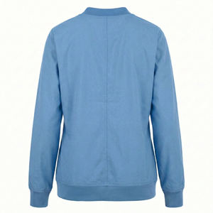 Chaqueta Médica al por Mayor para Mujer, Uniforme de Enfermera con Cremallera Frontal, Abrigo Cálido con Cuello y Puños Acanalados, Chaquetas Bomber para Hospital - Product Image 3