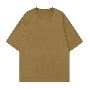 Camisetas Casuales de Manga Corta para Hombre, 100% Algodón, Estilo Urbano, Impresión de Logotipo OEM, Tela de 280 Gramos, Ropa al por Mayor - Product Image 3