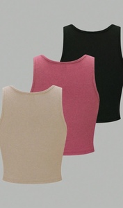 Vêtements pour femmes confortables, style estival, coupe ajustée, parfait pour un usage quotidien décontracté, basique mais de haute qualité - Product Image 4