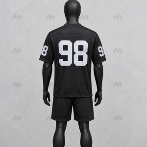 Camiseta de Fútbol Americano Transpirable 100% Poliéster con Impresión por Transferencia de Calor, Personalizable con Nombre, Número y Logotipo para Adultos, Venta al Por Mayor - Product Image 2