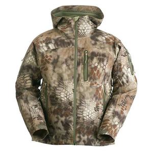 Veste camouflage de qualité supérieure, coupe classique avec capuche, motif Bottomland Real Tree, fermeture éclair, veste tactique de chasse - Product Image 4