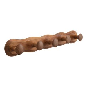 Hot Selling Wooden Wall <b>Hook</b> Rack Scalloped Design Coat Hanger <b>Shelf</b> Style Entryway Organizer Home Decor Storage <b>Hooks</b> - Product Image 3