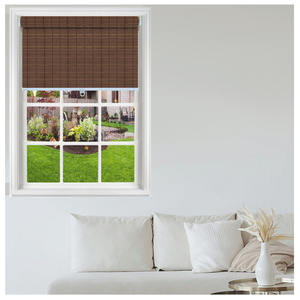 Persiana Enrollable de Bambú Decorativa, Inalámbrica, Integrada, de Diseño Natural, Horizontal, para Interiores Ecológicos - Product Image 4