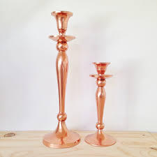 Bougeoir en métal de luxe moderne or rose de finition supérieure pour la décoration de Noël à la maison avec récipient à bougie en laiton - Product Image 2
