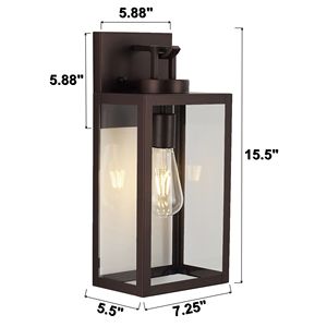 Lampada da Parete per Esterni per Illuminazione Esterna Migliorata - Product Image 3