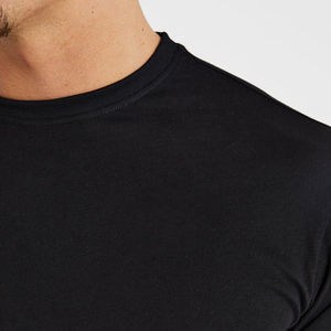 Camiseta de Verano Personalizada de Color Sólido, Corte Cuadrado, Algodón Grueso de Alta Calidad, para Hombre - Product Image 5