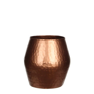 Jardinière vintage en laiton au design unique, de forme ronde, parfaite pour la décoration intérieure et extérieure du jardin, couleur bronze antique. - Product Image 2