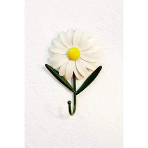 Nordic Gold Flower Metal <b>Wall</b> <b>Hook</b> Decorative Brass Poppy Blossom Single Coat Hanger Luxury Towel <b>Key</b> Holder Rack Unit - Product Image 4
