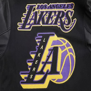 เสื้อแจ็คเก็ตเบสบอลสไตล์วาร์ซิตี้ ปักลายตัวอักษร  สำหรับเด็ก ผู้ชาย ผู้หญิง  คอลเลคชั่นฤดูใบไม้ร่วง  ผ้าเชนิลล์  กระดุมแป๊ก  คอตั้ง - Product Image 3