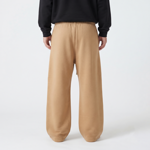 Pantalones Deportivos de Forro Polar para Hombre, Cintura Elástica con Cordón, Bolsillos Laterales, Ropa Casual de Otoño - Product Image 3
