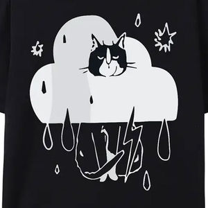 เสื้อยืดโอเวอร์ไซส์ผู้ชาย ล้างสีแบบแอซิด 100% ผ้าฝ้ายเนื้อละเอียด เป็นมิตรต่อสิ่งแวดล้อม ระบายอากาศได้ดี ทรงหลวม แขนสั้น สไตล์ลำลอง สตรีทแวร์ - Product Image 6