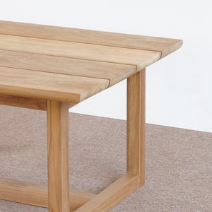 Table basse en bois moderne Troy, design minimaliste, meubles de salon, finition naturelle durable - Product Image 5