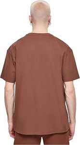 เสื้อยืดคอกลมแขนสั้นทรงหลวมไหล่ตก ผ้าฝ้ายออร์แกนิค 100% ทรงบ็อกซี่ สำหรับผู้ชาย  เสื้อยืดเปล่าเรียบๆ สำหรับสกรีนลาย - Product Image 5
