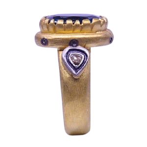 Wedding Wear 925 Sterling <b>Silver</b> Gold Plated Jewelry <b>Emerald</b> Diamond Gemstone Women Wear Classic <b>Ring</b> - Product Image 5