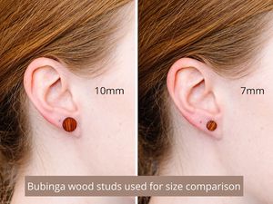 Cuentas espaciadoras redondas de madera, accesorios para joyería, conectores para manualidades - Product Image 5