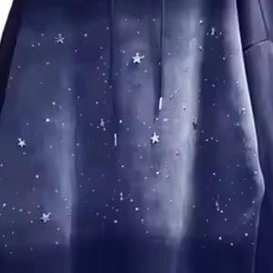 Survêtement d'hiver pour homme, grande taille, de haute qualité, uni, à capuche, 2 pièces, zippé, avec strass, multicolores. - Product Image 4