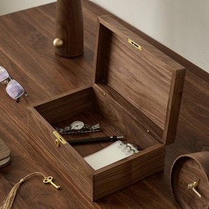 Handmade Acacia Wood Lockable Jewelry <b>Box</b> Modern Decorative <b>Storage</b> <b>Box</b> Wholesale Factory Price for Retailers - Product Image 5