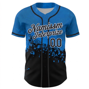 Maillot de baseball unisexe pour adultes, sublimation, impression de logo personnalisé, manches courtes, tissu confortable, design tendance USA Europe Market Top - Product Image 2
