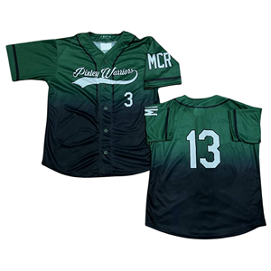 Camisetas de Béisbol Personalizadas con Diseño OEM, Sublimadas, con Botones, Número y Nombre, para Práctica, Club, Personalizadas, 100% Poliéster, Manga Corta - Product Image 4